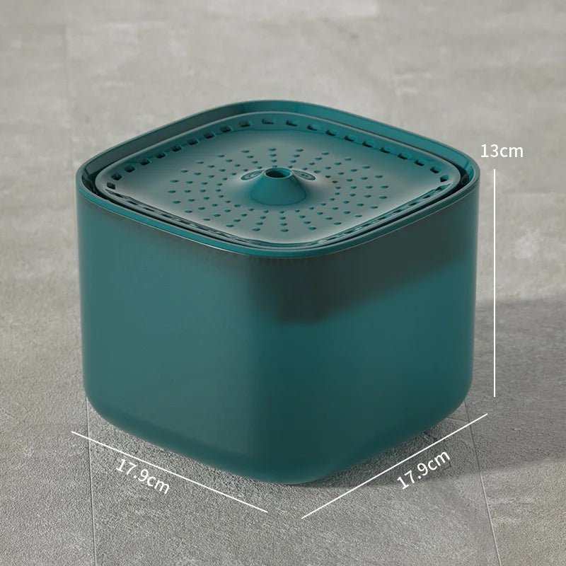 3L Silent Cat Water Fountain - Automatic Recirculating Filtered Water Dispenser for Happy Hydrated Cats