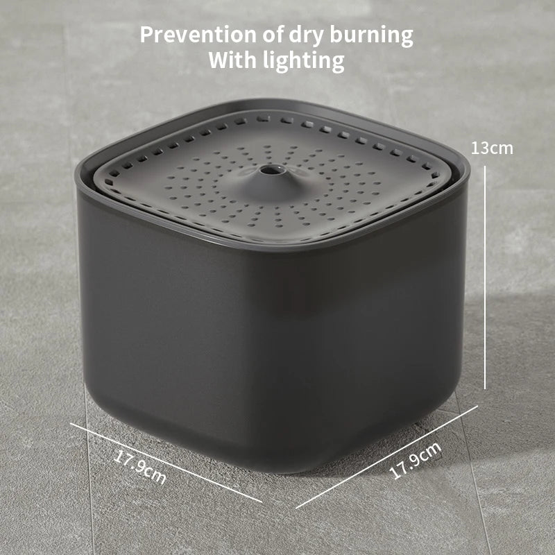 3L Silent Cat Water Fountain - Automatic Recirculating Filtered Water Dispenser for Happy Hydrated Cats